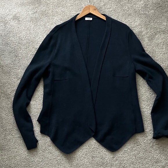 Classic Akris Punto Navy Wool Sweater - Picture 8 of 8